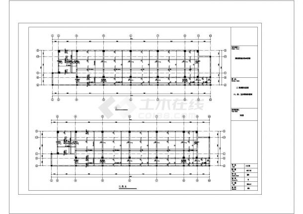 局部6层，2868平米教学楼毕业设计（计算书、建筑、结构图）-图二