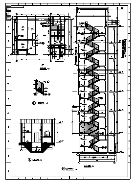 综合楼设计_某市二十六层带地下室档案馆综合楼全套建筑施工cad图纸-图二