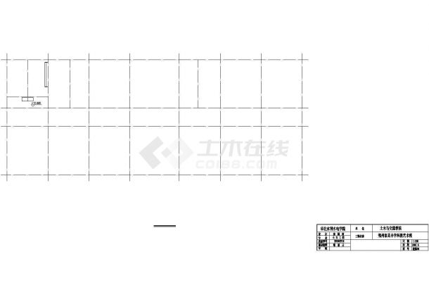 4426平米五层框架教学楼建筑cad图纸-图二