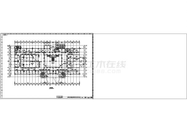 青岛医院综合楼建筑cad大家全套图-图二