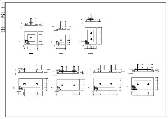 沈阳某现代化小区6层框混结构住宅楼结构设计CAD图纸_图1