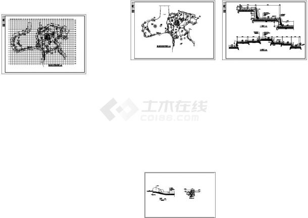 [台州]中学景观设计及施工CAD全套图-图一