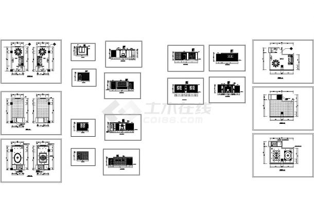  Decoration design drawing of ktv box of a hotel - Figure 1
