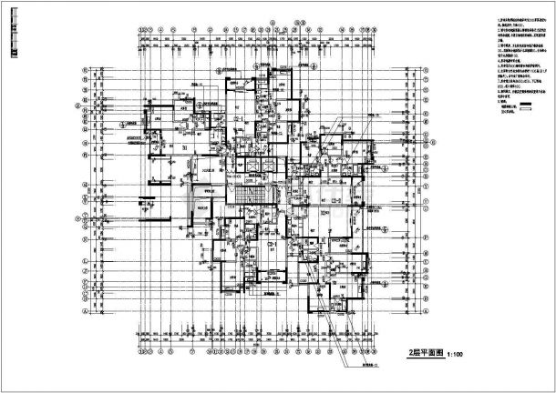 28层住宅楼建筑设计施工图-图二