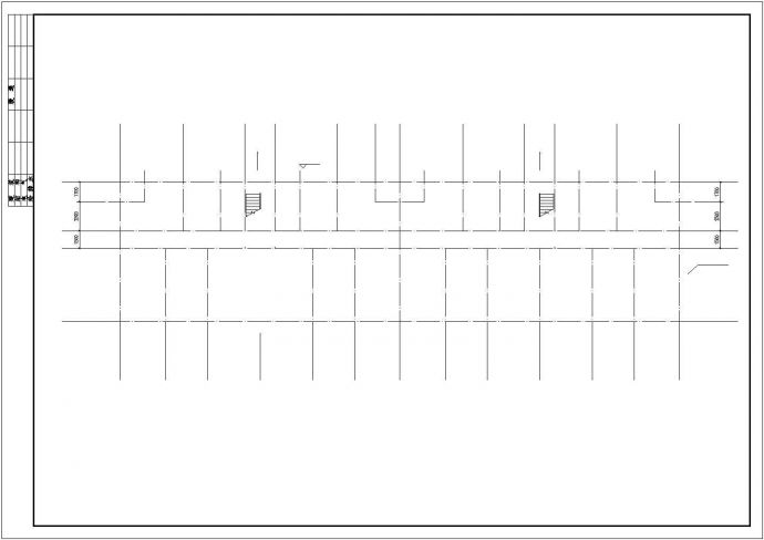 黄石市某小区4500平米6+1层混合结构住宅楼建筑设计CAD图纸（含车库层）_图1