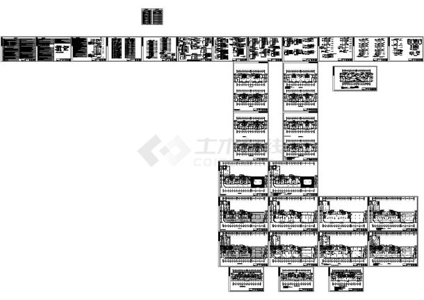 十七层小区住宅楼全套电气施工图-图一