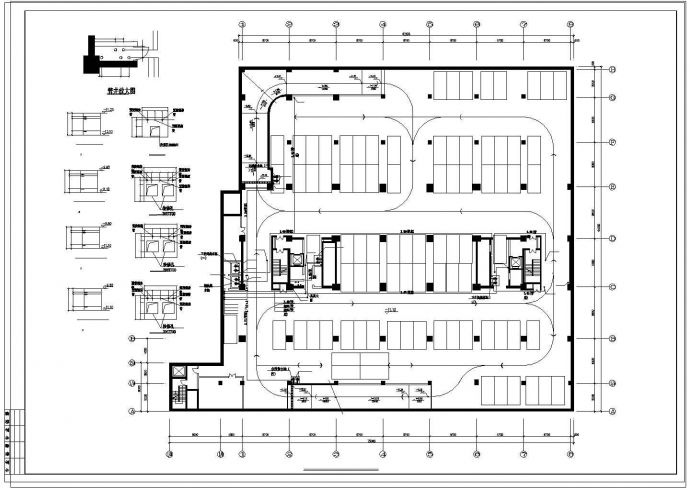 办公楼设计_某18层办公楼全套给排水cad施工图纸（带计算书）_图1