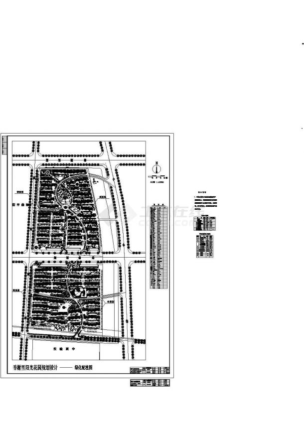 香榭里阳光花园规划设计-图二