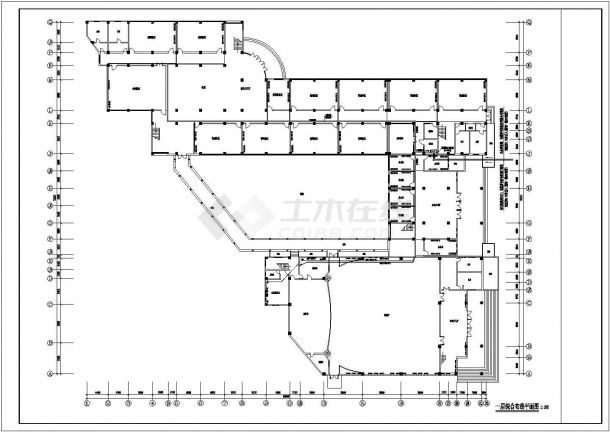 某8817平方米五层教学楼电气设计方案图纸-图一