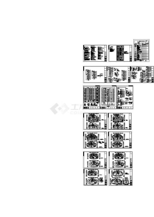 二十八层住宅楼电气详细设计施工图-图一