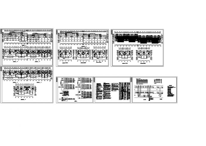 三层复式住宅楼电气CAD施工图（配电箱系统图）_图1
