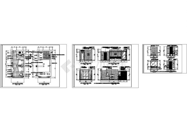 双人标准客房建筑布置参考图-图二