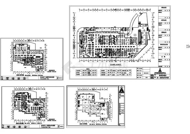 步步高超市（总套内面积7673.7㎡）装修设计CAD施工平面图（标注详细）-图一