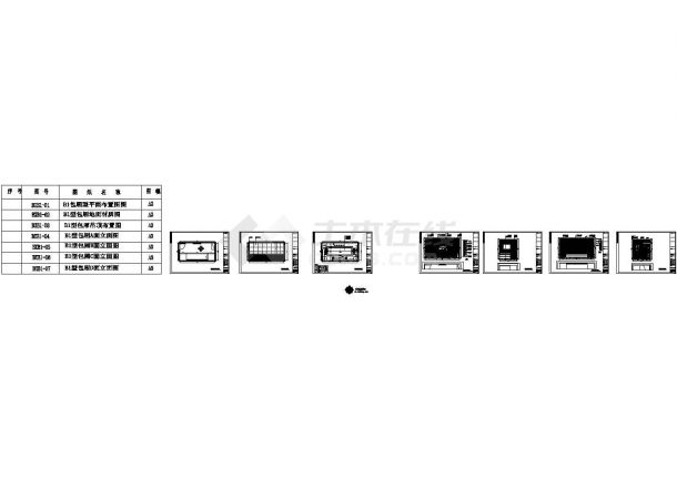 [厦门]现代高档量贩式KTV包厢室内装修施工图-图一