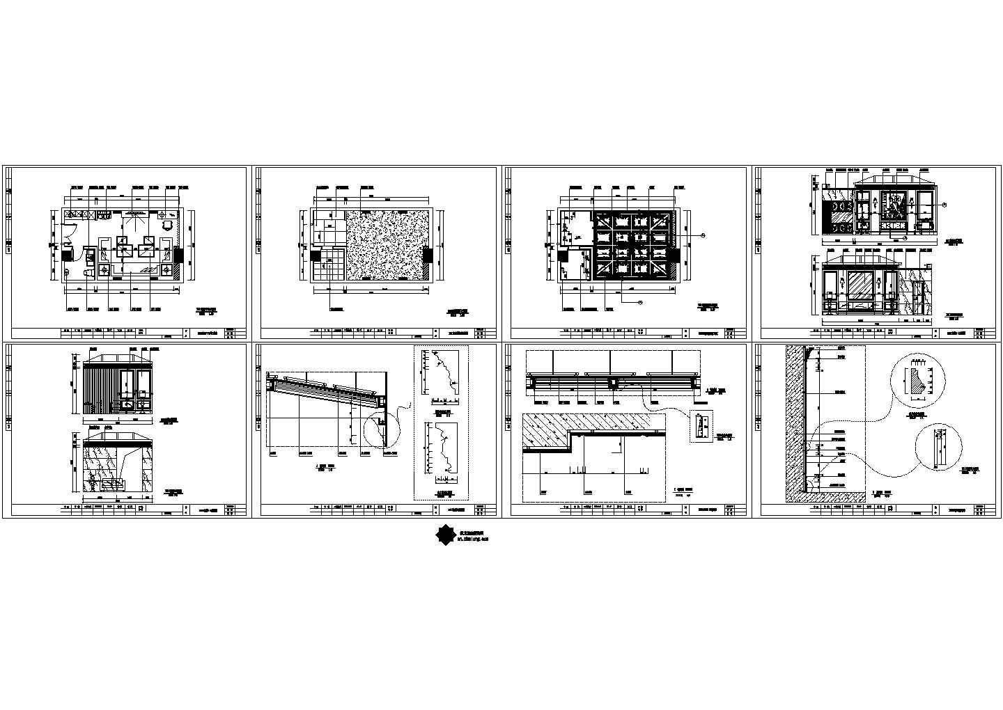 [北京]奢华欧式KTV包厢室内设计施工图
