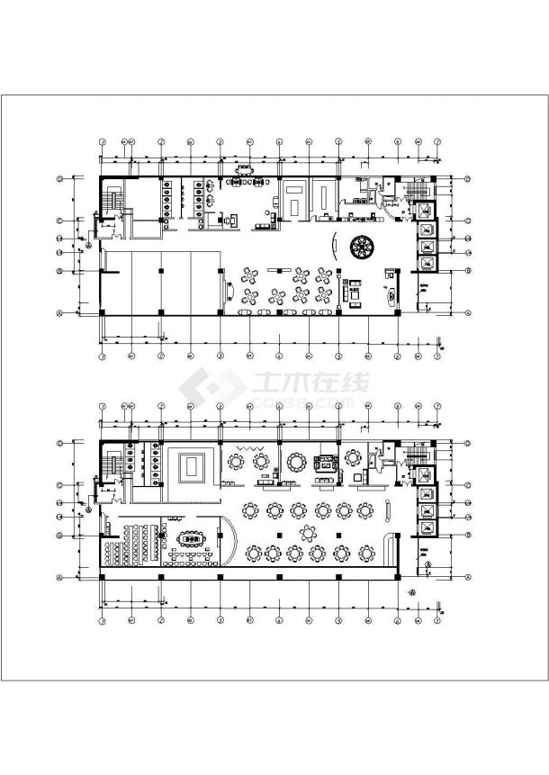 某剪力墙结构高层公寓楼设计cad建筑平面方案图（含效果图）-图一