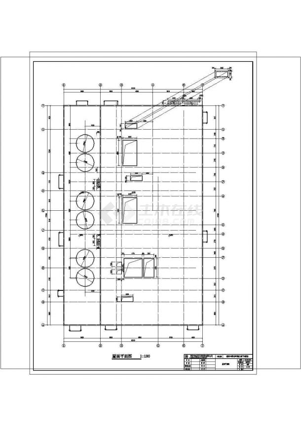 厂房设计_某厂房给排水设计图及系统图cad-图一