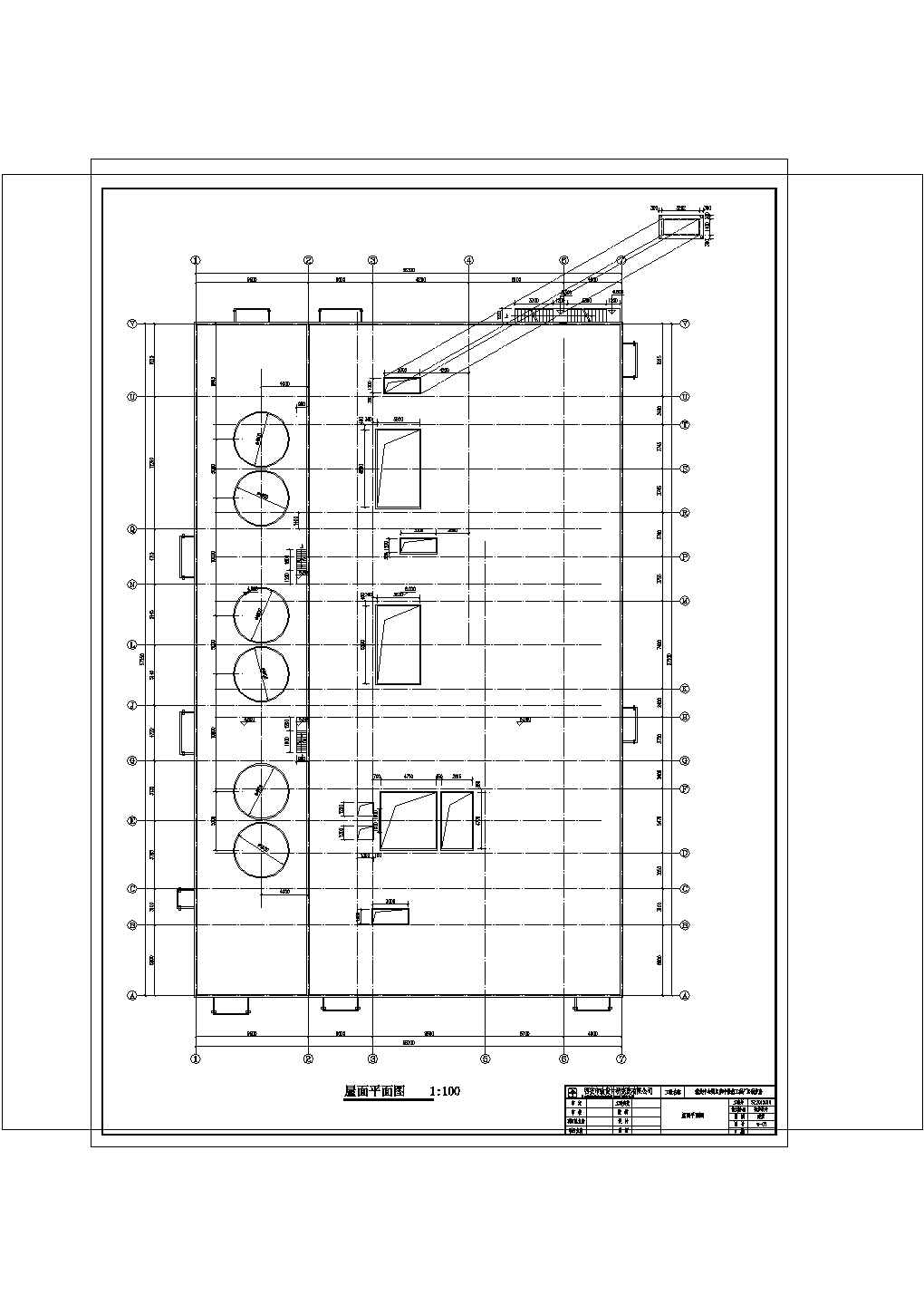 厂房设计_某厂房给排水设计图及系统图cad