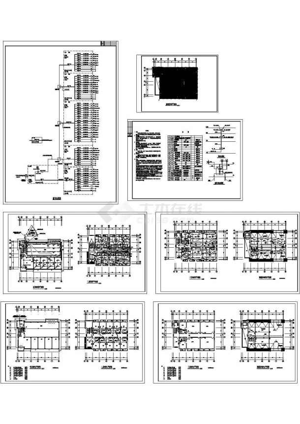 某三层办公楼强弱电气设计施工图-图二