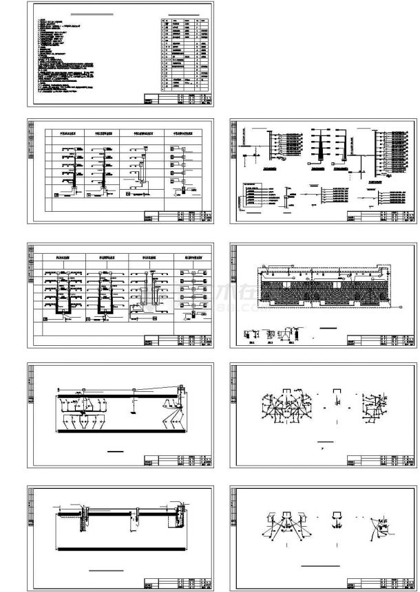 某6层小区住宅楼电气CAD施工图-图一