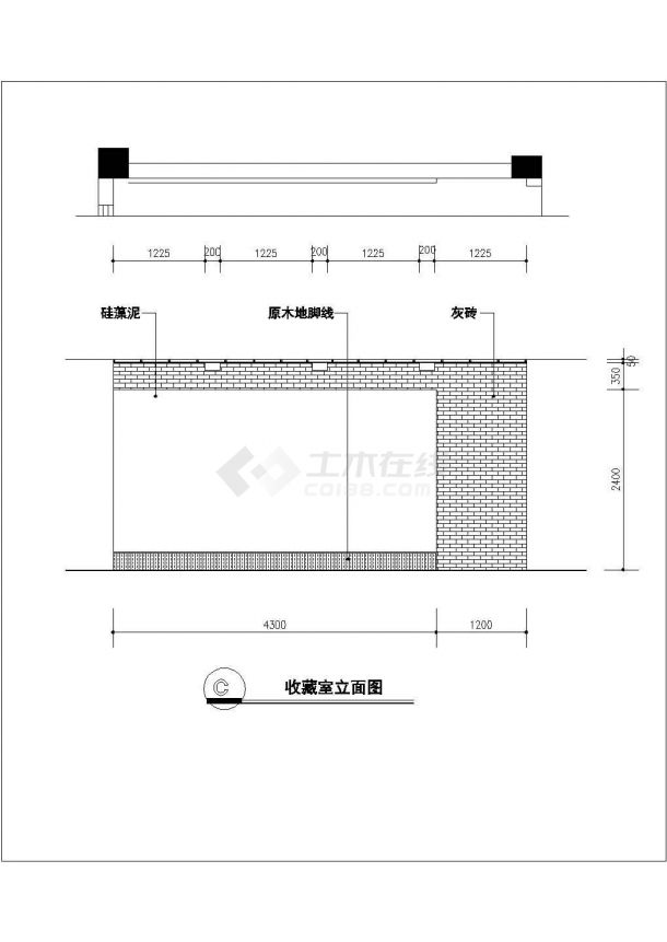 川西民居风格独栋别墅cad建筑设计施工图纸-图二