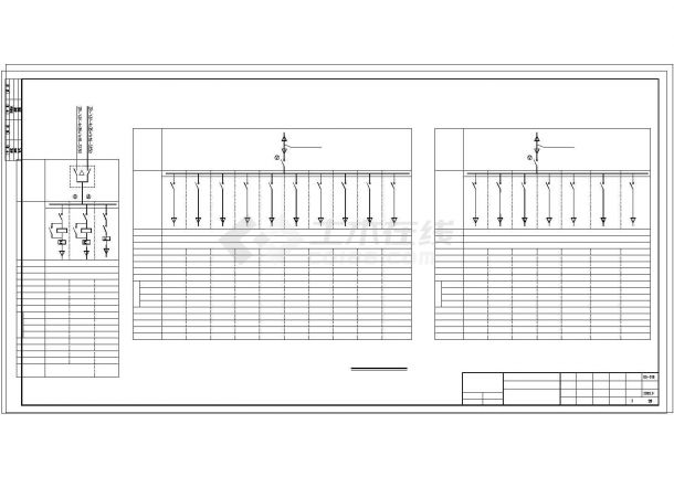办公楼设计_某五层办公楼全套强弱电气设计CAD施工图纸-图一