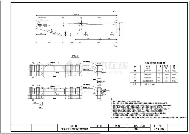 674m全漂浮体系斜拉桥主桥主梁边跨合拢段施工撑架构造节点详图设计-图二