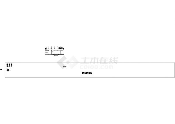 室内装施：某国际星城售楼处设计CAD方案图-图一