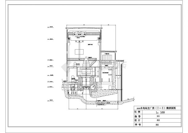 土木工程毕业设计_[毕业设计]某水电站枢纽布置及岔管工程设计（计算书、cad图）-图一