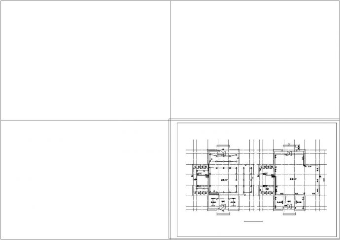 办公楼设计_四川某有限公司地上三层办公楼电气施工cad图（二级负荷）_图1