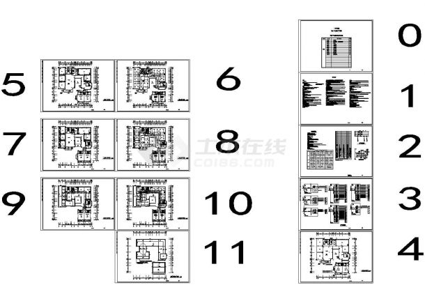 [宁波]某3层综合楼电气CAD施工图纸-图一