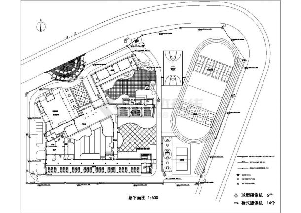 [安徽]学校教学楼监控工程预算书(含图纸)-图一