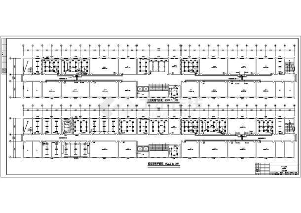 教学楼电气系统改造CAD布置图-图一
