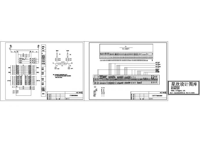 某标准型PT切换单元设备内部电气原理设计CAD图纸_图1