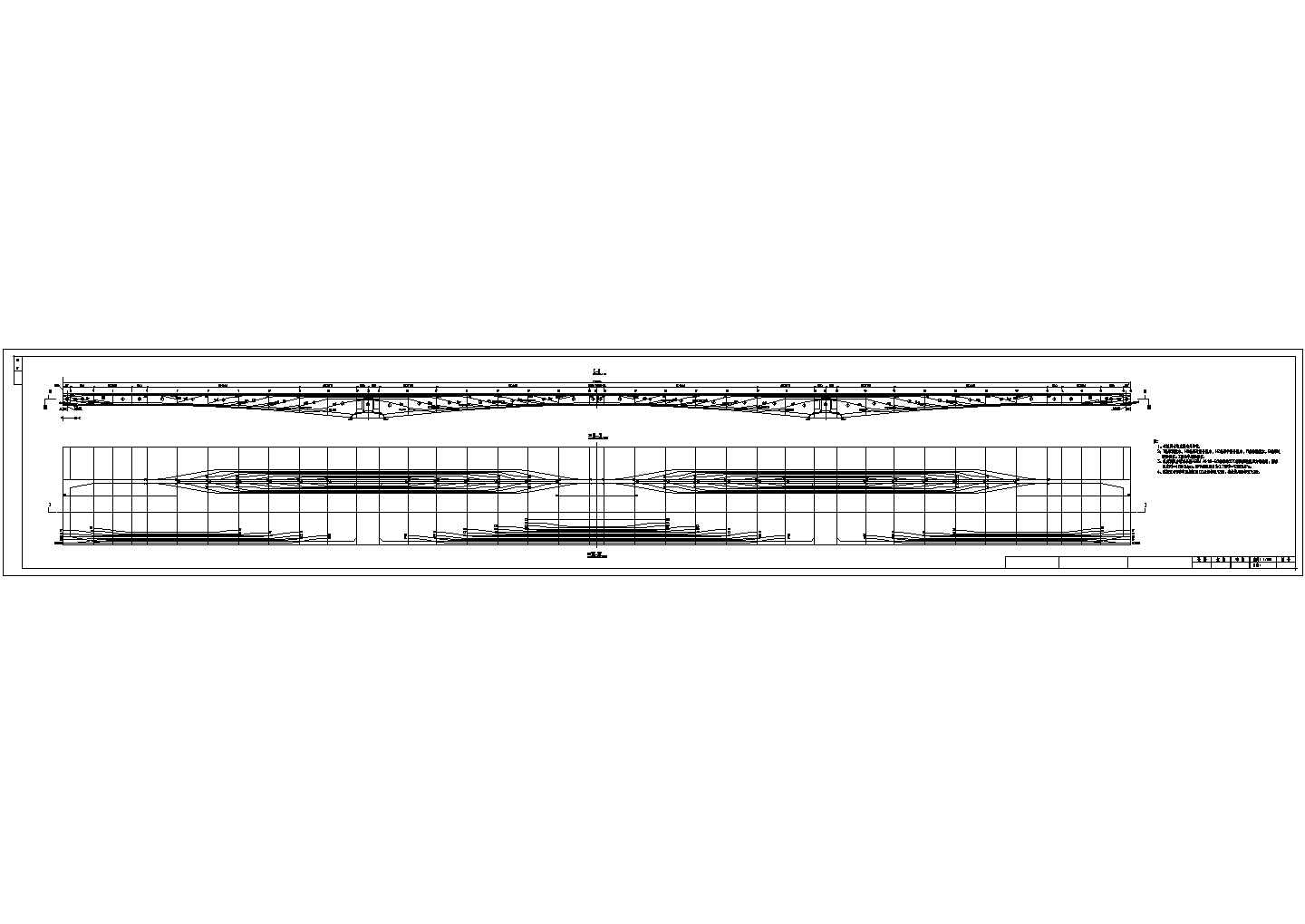 某标准型预应力混凝土连续箱梁桥设计施工详细方案CAD图纸
