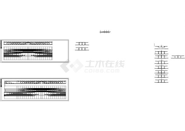 某标准曹娥江大桥全套设计施工详细方案CAD图纸-图二