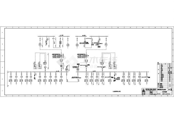 河源变电站计算机范围 监制CAD电气设计完整图-图一