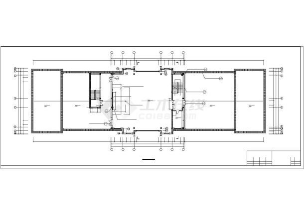 小学教学楼建筑施工cad图，共十七张-图二