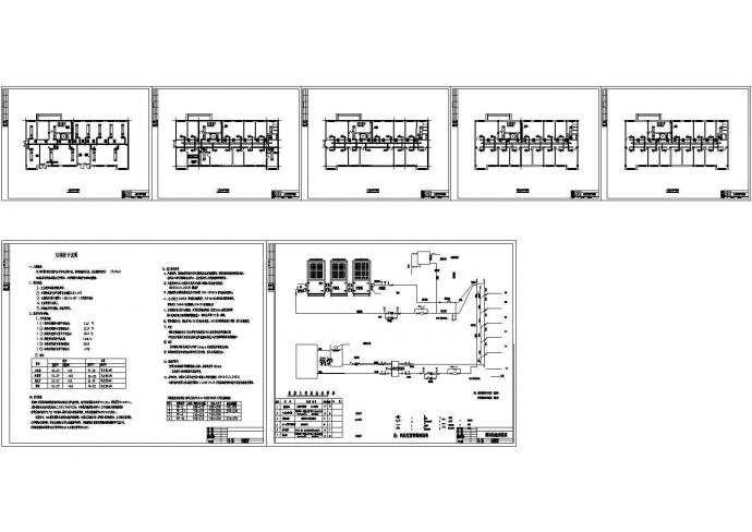 某燃气厂空调平面详细设计cad施工图_图1