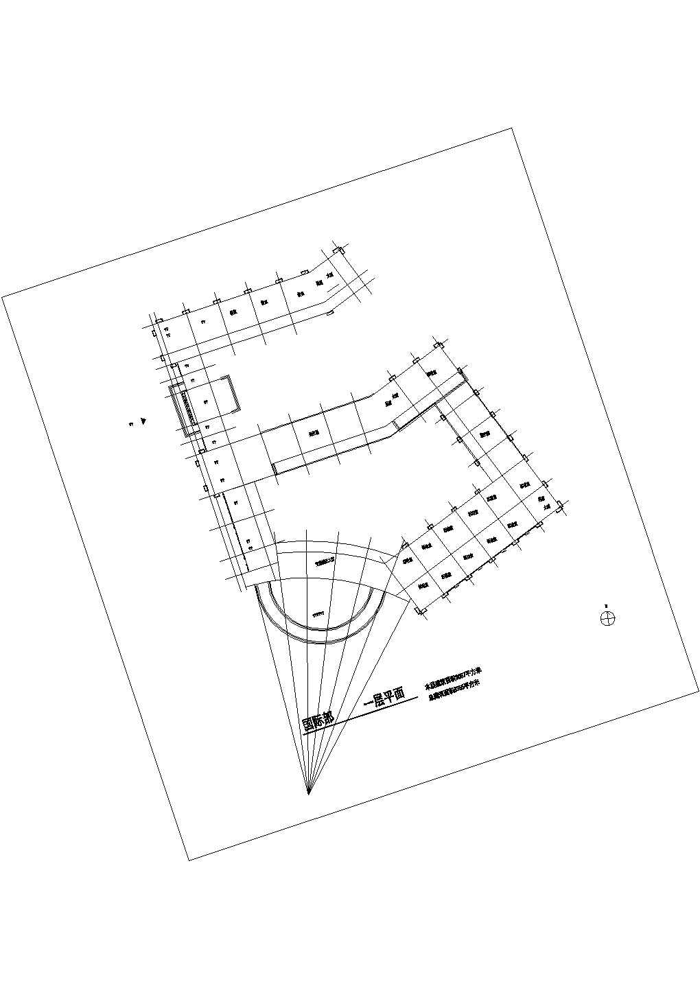 重庆某中学8300平米3层框架教学楼平立面设计CAD图纸（含地下室）