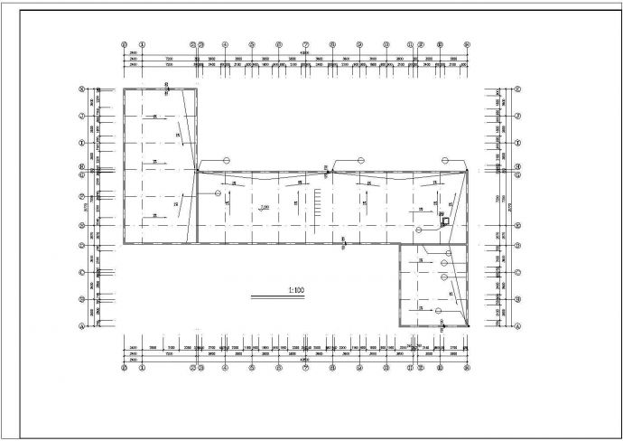 某1130平方米两层砖混结构小学教学楼建筑设计方案图纸（知名设计院设计）_图1