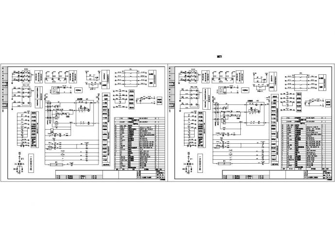 某标准型VS1进线柜设备内部接线电气系统设计原理CAD图纸_图1