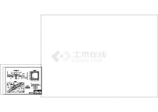  穿堤箱涵结构图cad详细图纸设计-图一