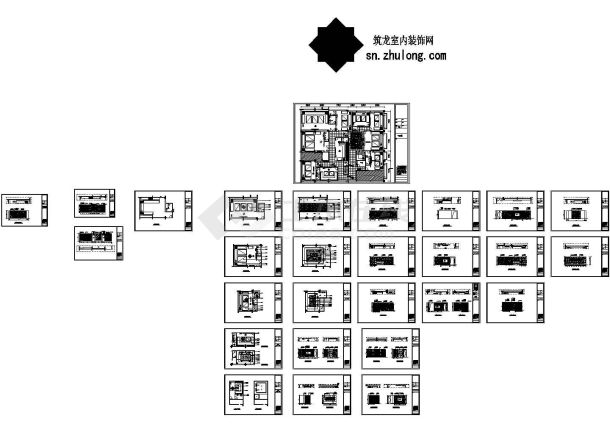 某KTV包间设计装修设计施工图-图一