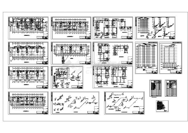 某12层小高层住宅给排水图纸-图二