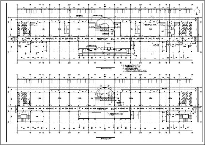 教学楼设计方案（共8张含设计说明）_图1