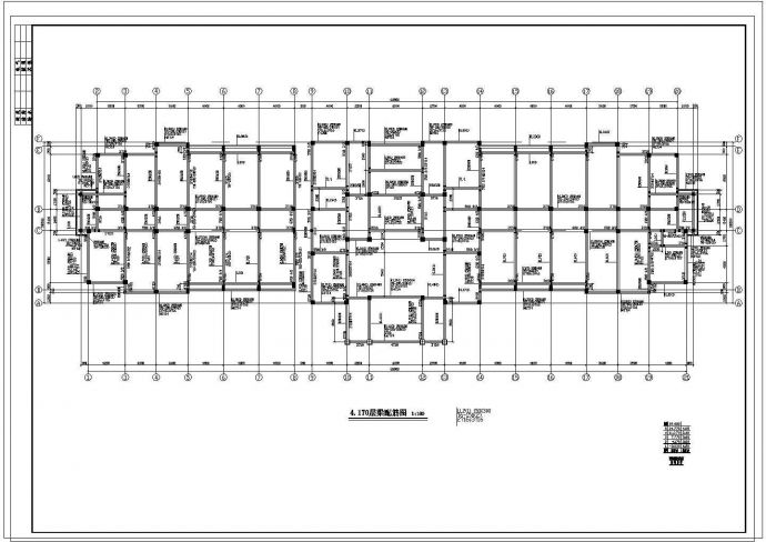 办公楼设计_某五层办公楼框架结构设计cad施工图纸_图1