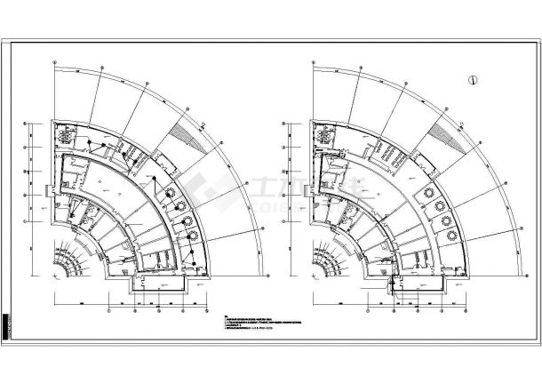 办公楼设计_【3层】3804.3平米三层框架办公楼工程预算书（含全套CAD图纸、土建、安装、水电预算书）-图一