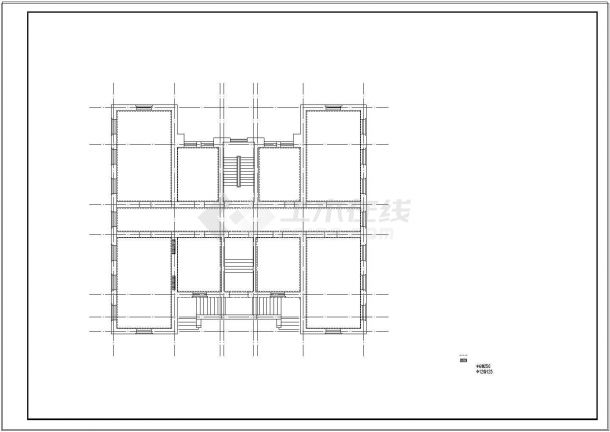 三层砖木坡屋顶房屋加固结构cad施工图纸-图一