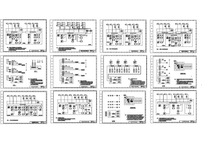 某标准型号报警设备电气系统设计原理CAD图纸_图1